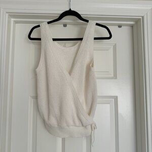 Aritzia | Babaton Knit Wrap Tie Front Top